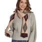 ARGYLE SCARF BEIGE