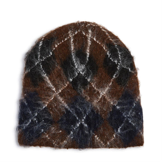 ARGYLE HAT BROWN/BLACK