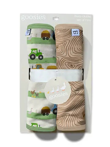 FARM STRIPES BURP CLOTH