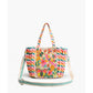 RAINBOW WINGS FLORAL TOTE