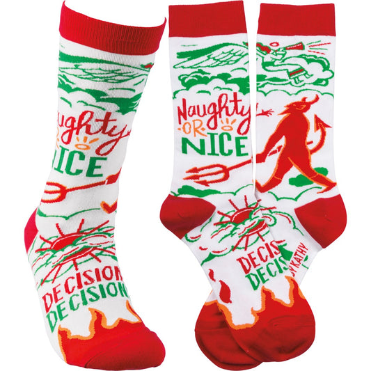 NAUGHTY OR NICE SOCKS