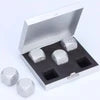 Silver Brushed Metal Dice Set