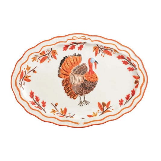 TURKEY WHIMSICAL PLATTER