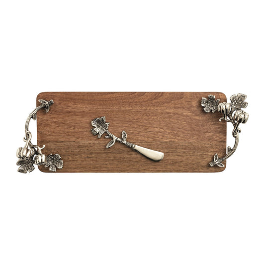 PUMPKIN WOOD TRAY SET