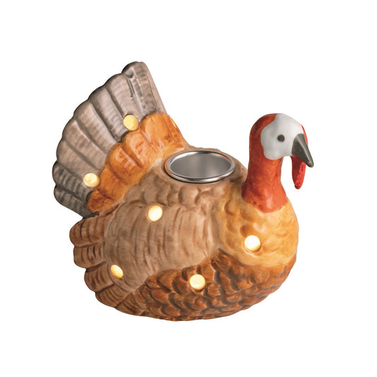 TURKEY LED TGIVING TAPER HOLDER