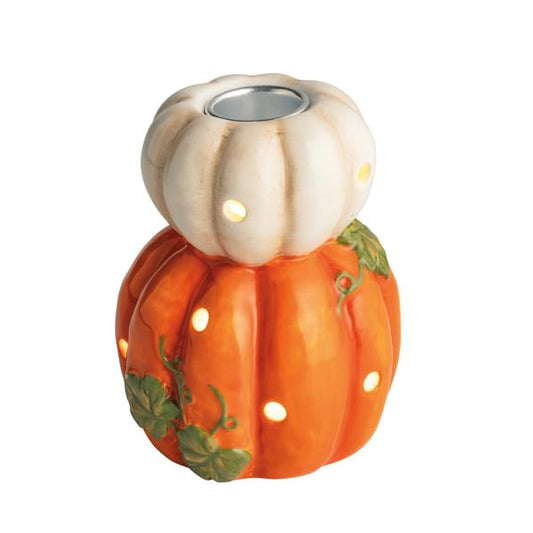 PUMPKIN LED TAPER HOLDER