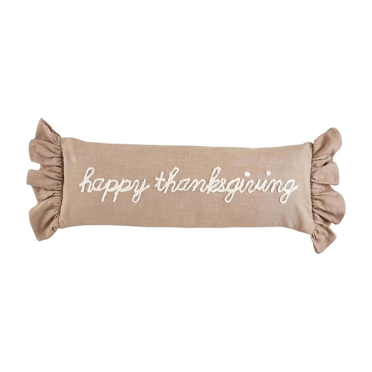 Happy Thanksgiving Long Pillow
