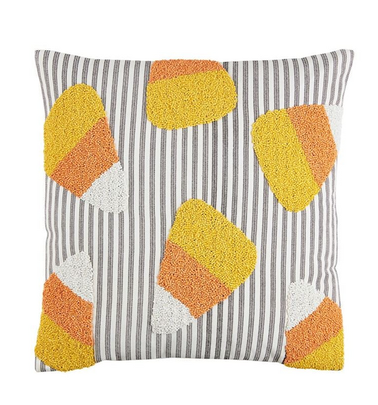 CANDY CORN HALLOWEN PILLOW