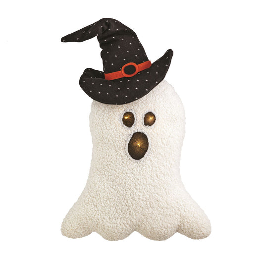 GHOST LED HALLOWEEN PILLOW