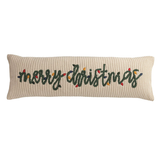 CHUNKY KNIT LONG PILLOW
