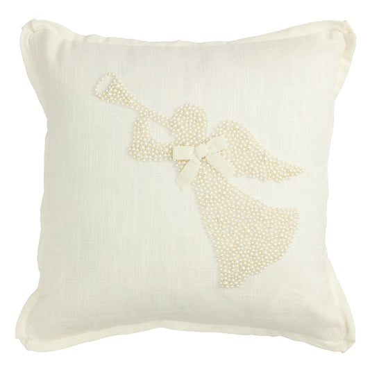 ANGEL XMAS PEARL PILLOW