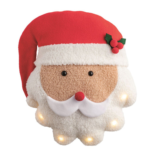 SANTA SHERPA PILLOW