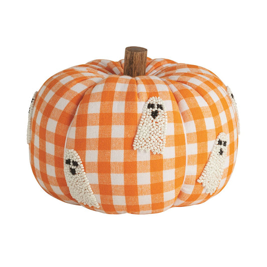 GHOST BEADED ICON PUMPKIN