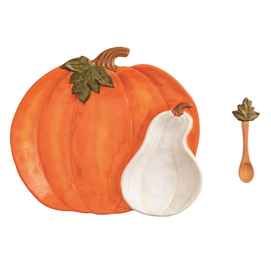 STONEWARE PUMPKIN CHIP DIP