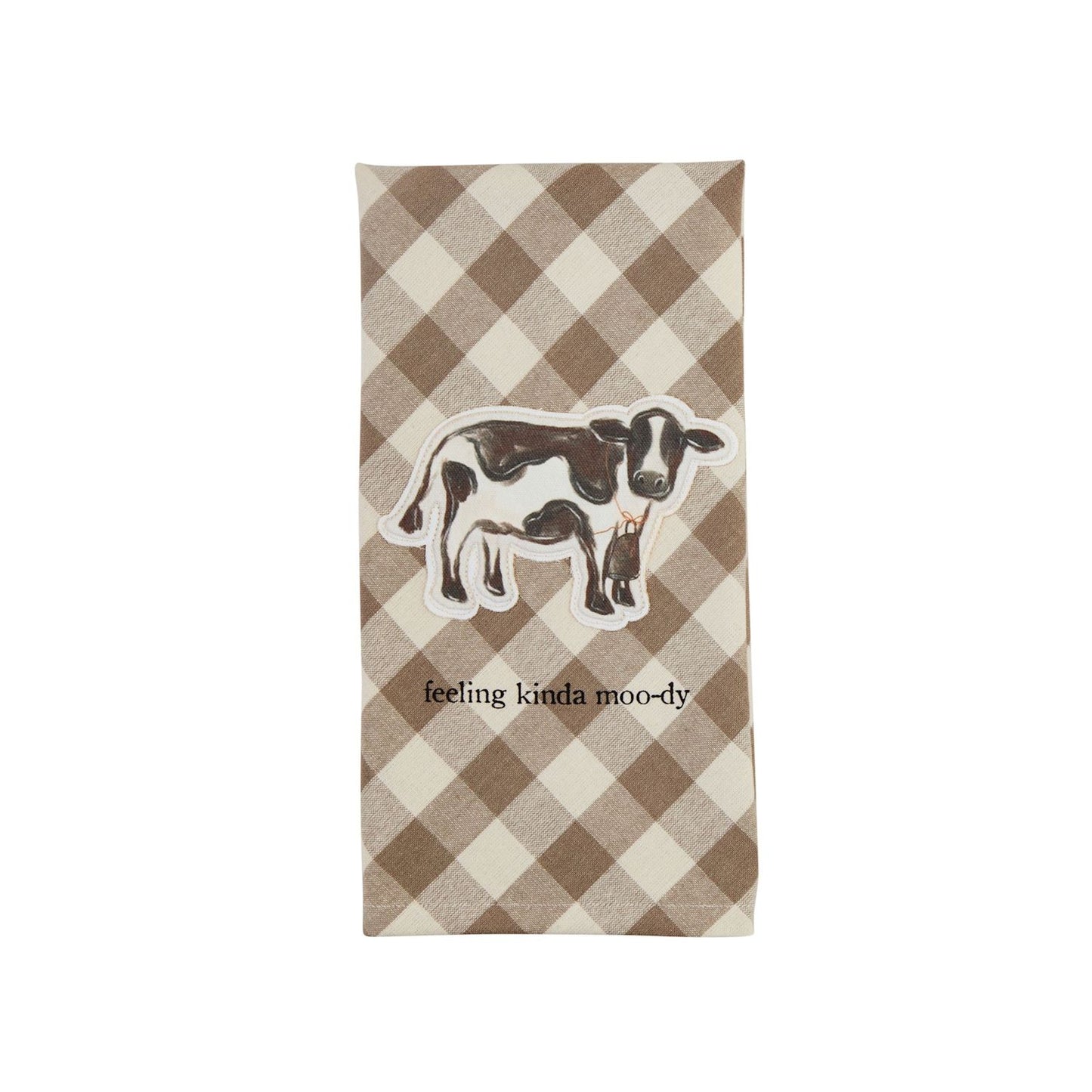 MOO-DY CANVAS PATCH TOWEL