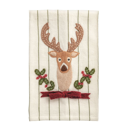 BUCK APPLIQUE TOWEL
