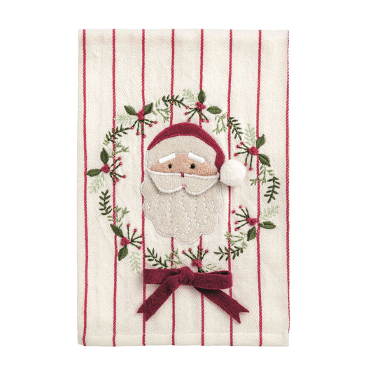 SANTA APPLIQUE TOWEL