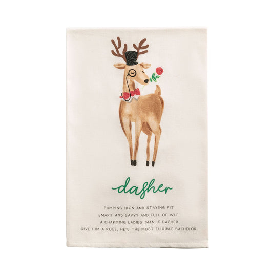 DASHER POEM TOWEL