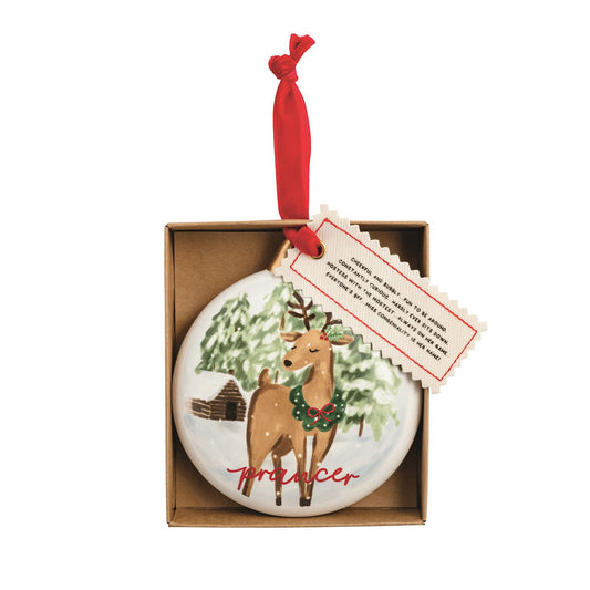 PRANCER REINDEER ORNAMENT