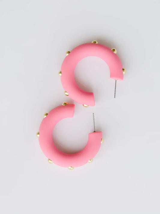 Candace Earrings Light Pink Medium