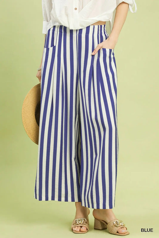 BLUE STRIPE PANTS