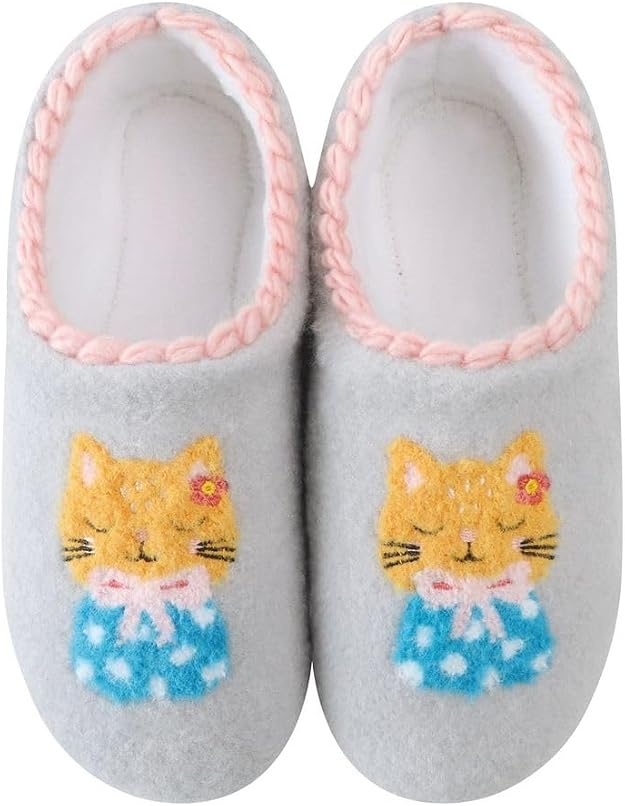 whimsy cats slippers