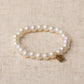 TAYLOR BRACELET COTTON PEARL