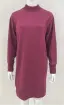 BURGUNDY LONG SLEEVE DRESS