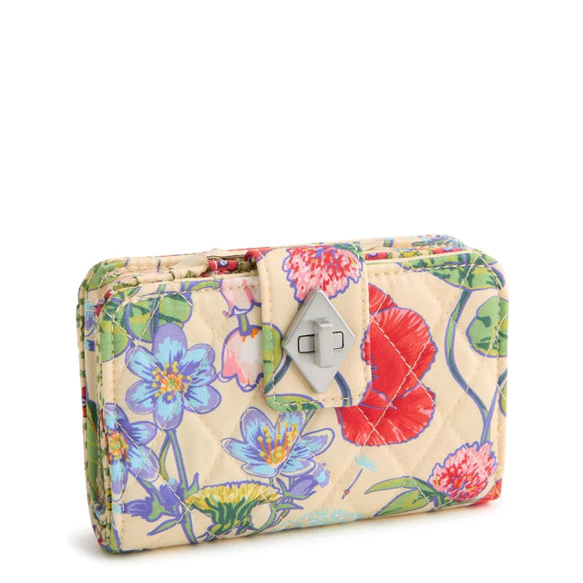 SMALL TURNLOCK WALLET ALL THE PRETTY WILDFLOWERS