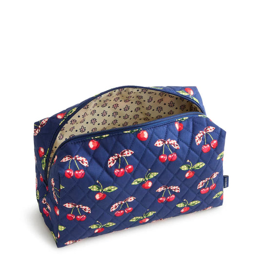 LARGE COSMETIC BAG- CHERRY PICKING