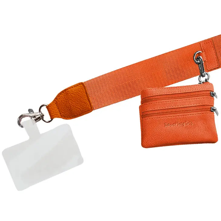 Clip and Go Strap with Pouch Orange