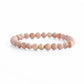 6MM FACETED GEMSTONE BRACELET SUNSTONE