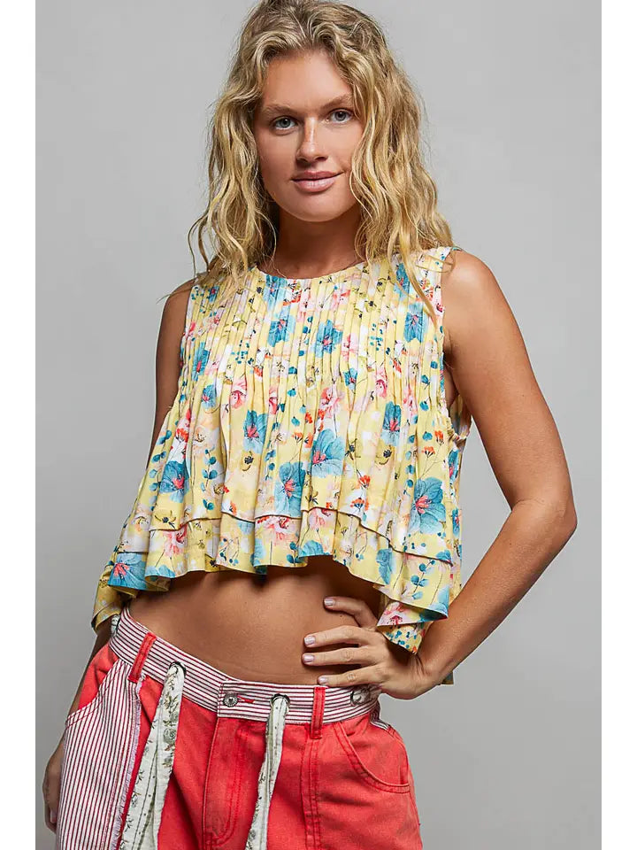 HONEY FLORAL TANK