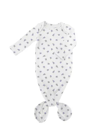 LILAC BUDS KNOTTED GOWN