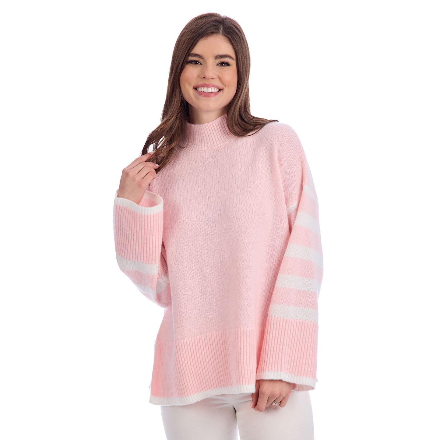 Pink Costner Striped Sweater