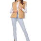 DIXIE REVERSIBLE PUFF VEST- TAN