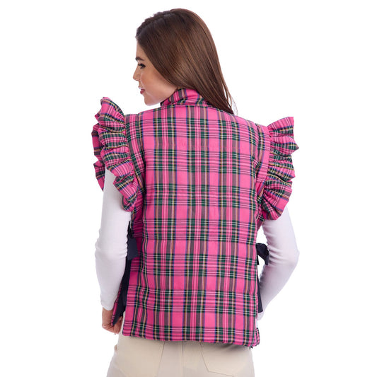 Pink Jefferies Quilted Vest