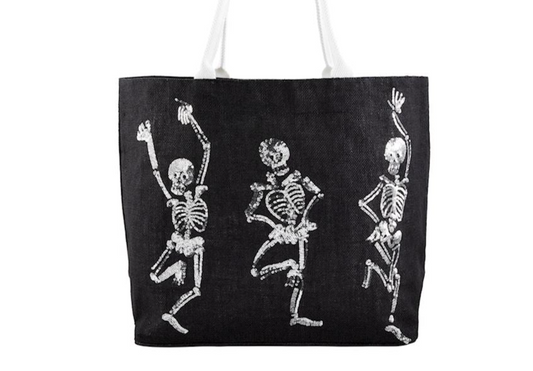 HALLOWEEN SPARKLE TOTE BLACK