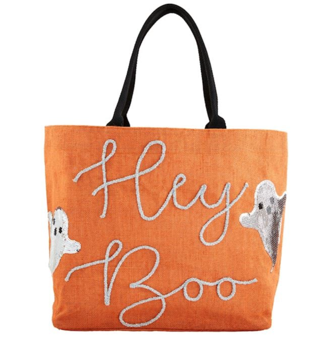 HALLOWEEN SPARKLE TOTE ORANGE