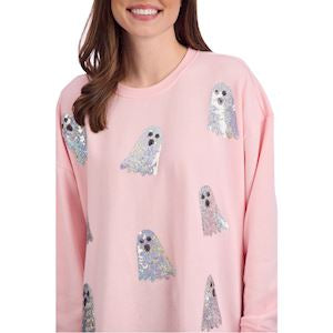 GHOST SPARKLE SWEATSHIRT