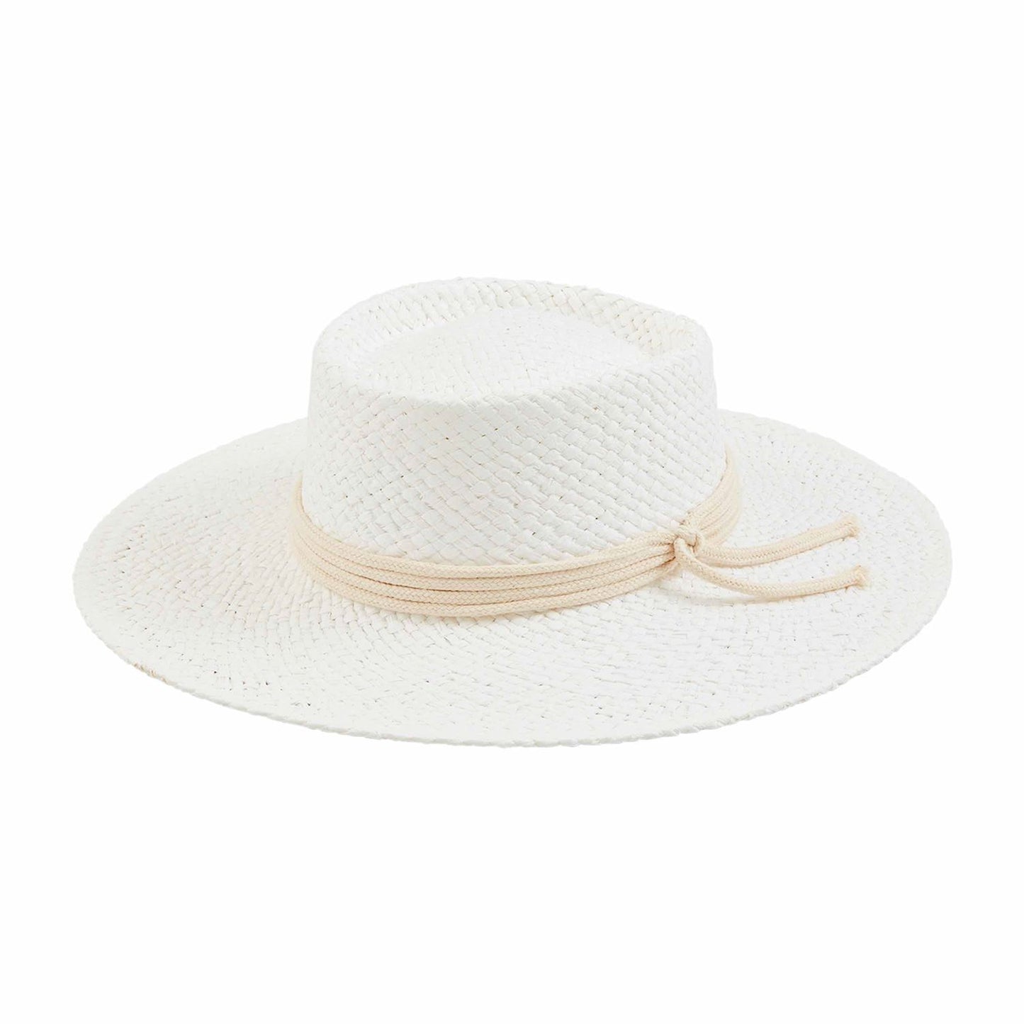 NAUTICAL ROPE HAT WHITE