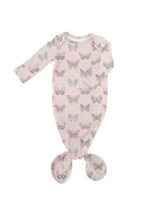 BUTTERFLY BLISS KNOTTED GOWN