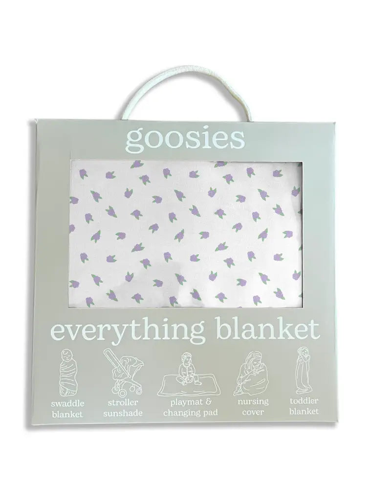 LILAC BUDS EVERYTHING BLANKET