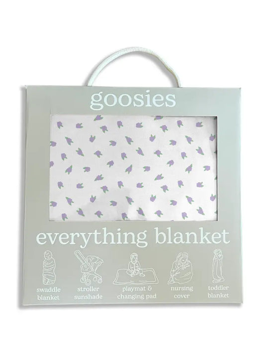 LILAC BUDS EVERYTHING BLANKET