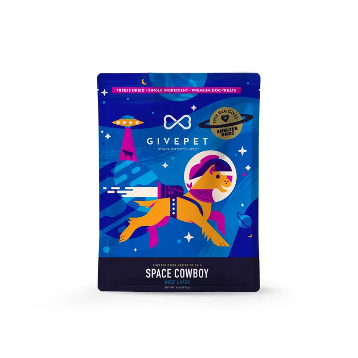 SPACE COWBOY FREEZE DRIED DOG TREAT