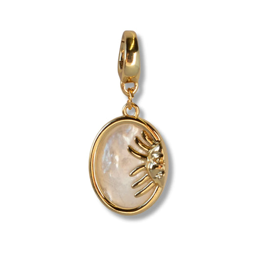 SUN MEDALLION CHARM