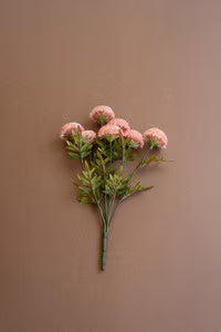 BUNDLE OF 7 ARTIFICIAL LIGHT PINK DAHLIAS