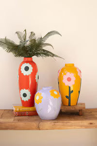 CERAMIC FLOWERS VASES