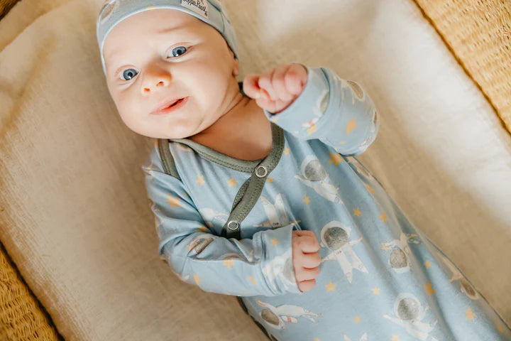 Neil Newborn Knotted Gown