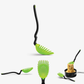 HOLEY SPADLE-Slotted Spoon Green